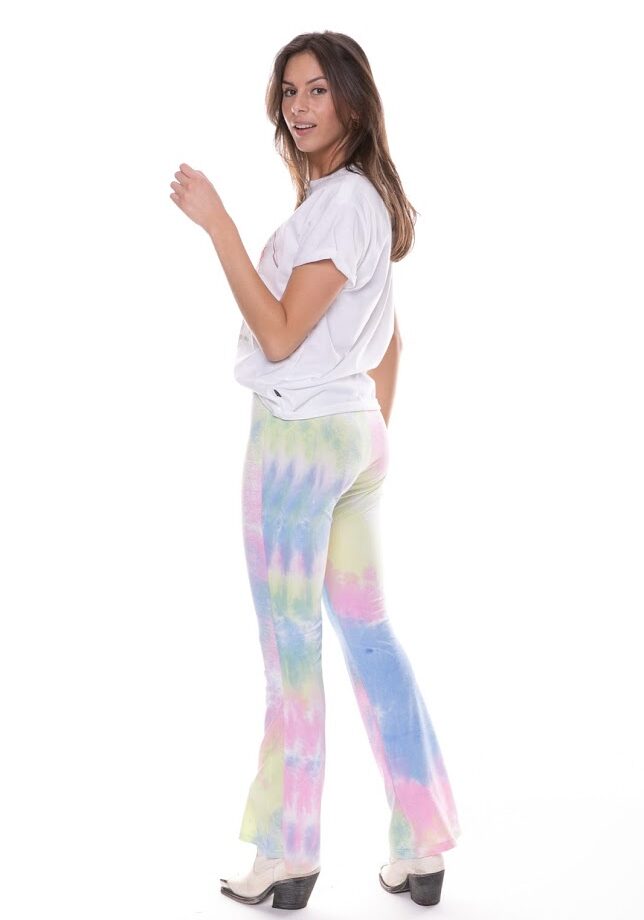 multicolor-flare-pants-schlaghose